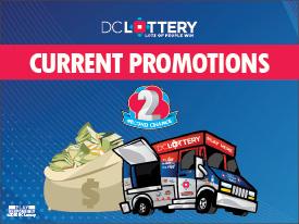 Current promotions image with a truck and money bag